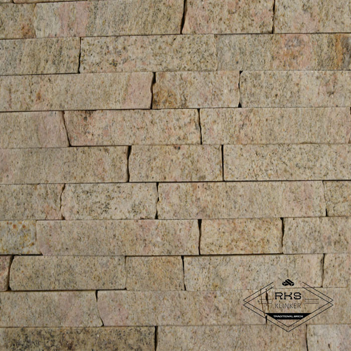 Фасадный камень Полоса - Гранит Imperial Gold в Курске